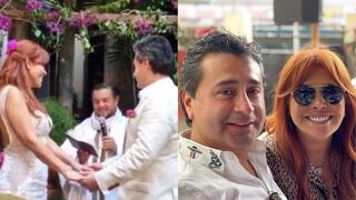Magaly Medina y Alfredo Zambrano renovaron votos de matrimonio en Cartagena