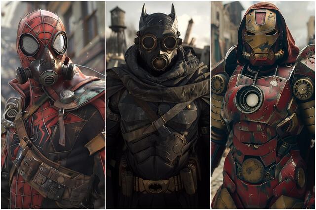 Si los héroes de Marvel y DC vivieran en el mundo de Fallout