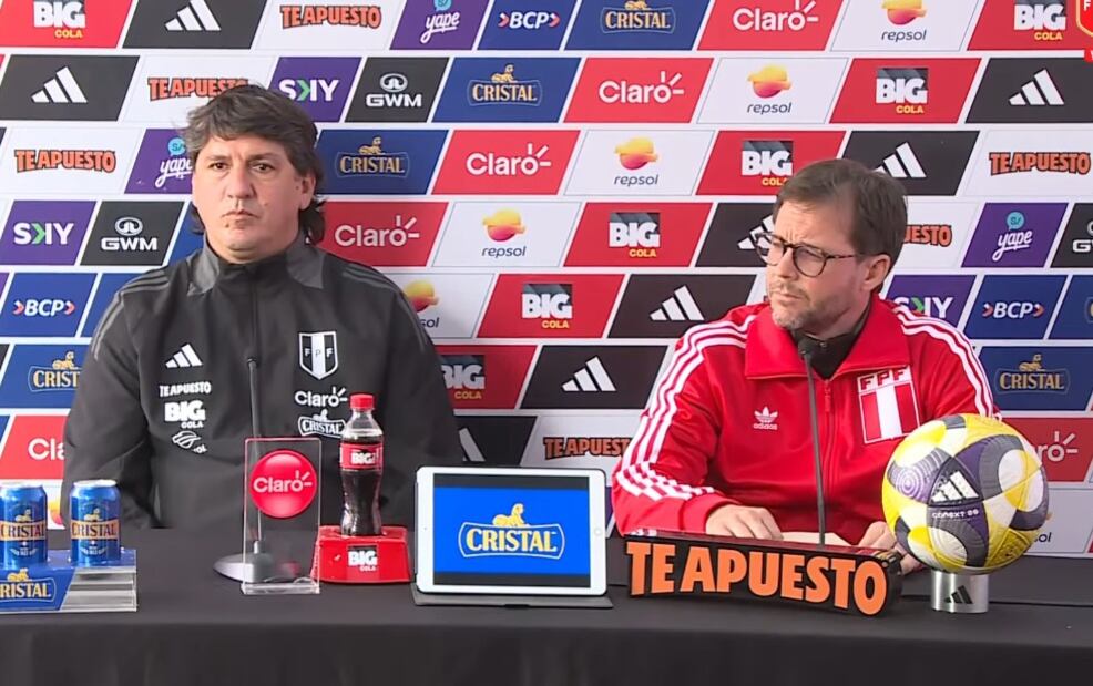 Manuel Barreto brindó su primera conferencia como entrenador de la Selección Peruana. (FPF)