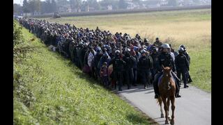 Refugiados: La marcha de la vergüenza en Eslovenia