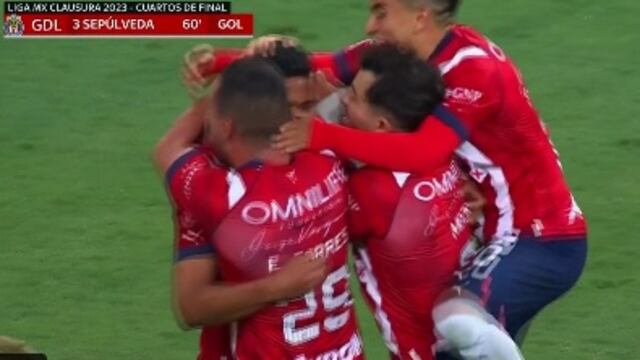 Chivas se acerca a ‘semis’: gol de Sepúlveda para el 1-0 contra Atlas | VIDEO