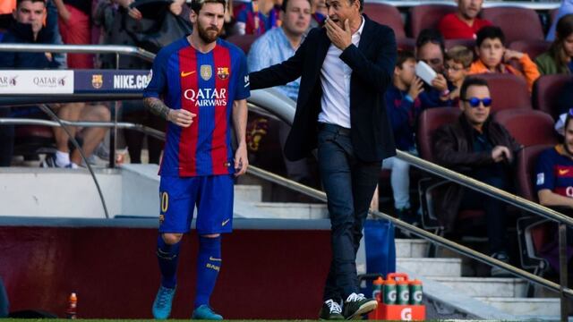 Messi confirmó una discusión con Luis Enrique en Barcelona: “Nos duró un tiempito”