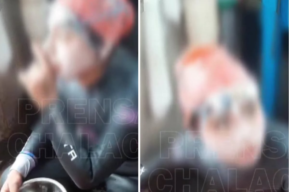 Menor fue rescatada por pescadores. Foto: capturas / Prensa Chalaca