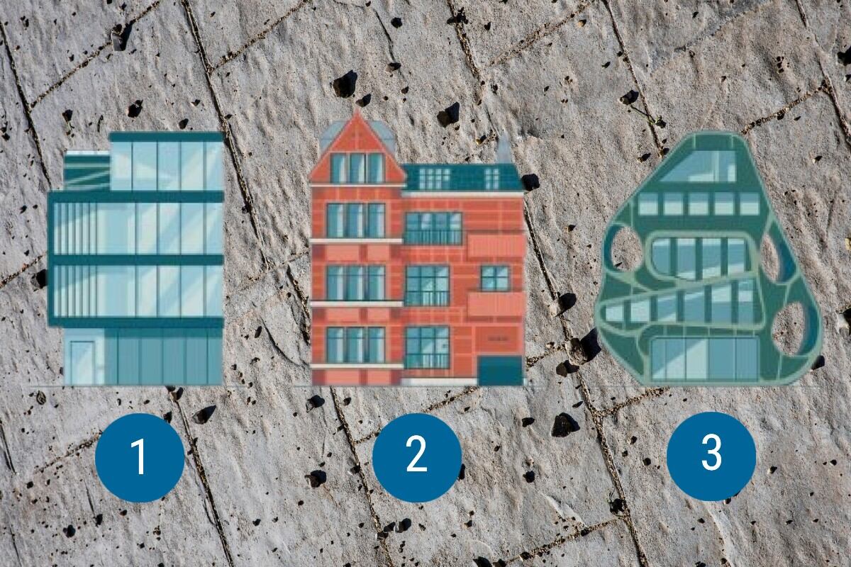 Escoge uno de los tres edificios en esta imagen para conocer qué tan astuto eres. (Imagen: El Comercio/Mag)