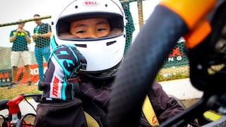 Juan Diego Shimabukuro: tiene once años, está en sexto de primaria en AELU y va al Mundial de Kartismo