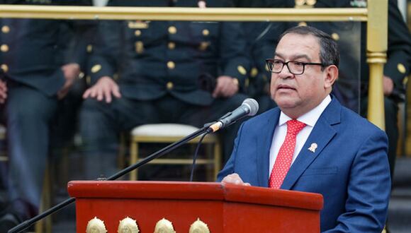 El titular de la PCM participó en ceremonia por los 40 años de creación de la Dirección contra el Terrorismo de la Policía Nacional del Perú. Foto: Gob.pe