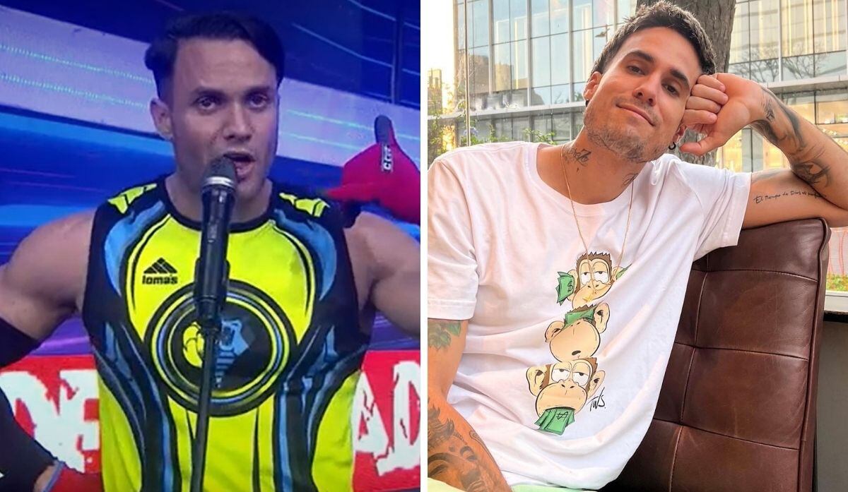 Fabio Agostini y Gino Assereto se dijeron de todo en la última edición de "Esto es Guerra". (Foto: captura América TV / @ginoasseretocarpena)