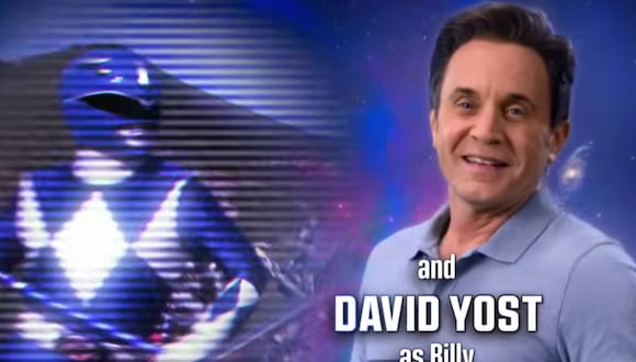 David Yost, el Ranger Azul original, vuelve para sumarse al elenco de “Power Rangers Cosmic Fury”. (Foto: Captura de video)