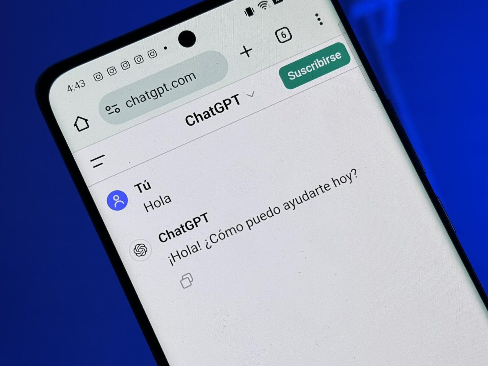 CHATGPT | Recuerda que puedes usar gratis la versión estándar. (Foto: Depor - Rommel Yupanqui)