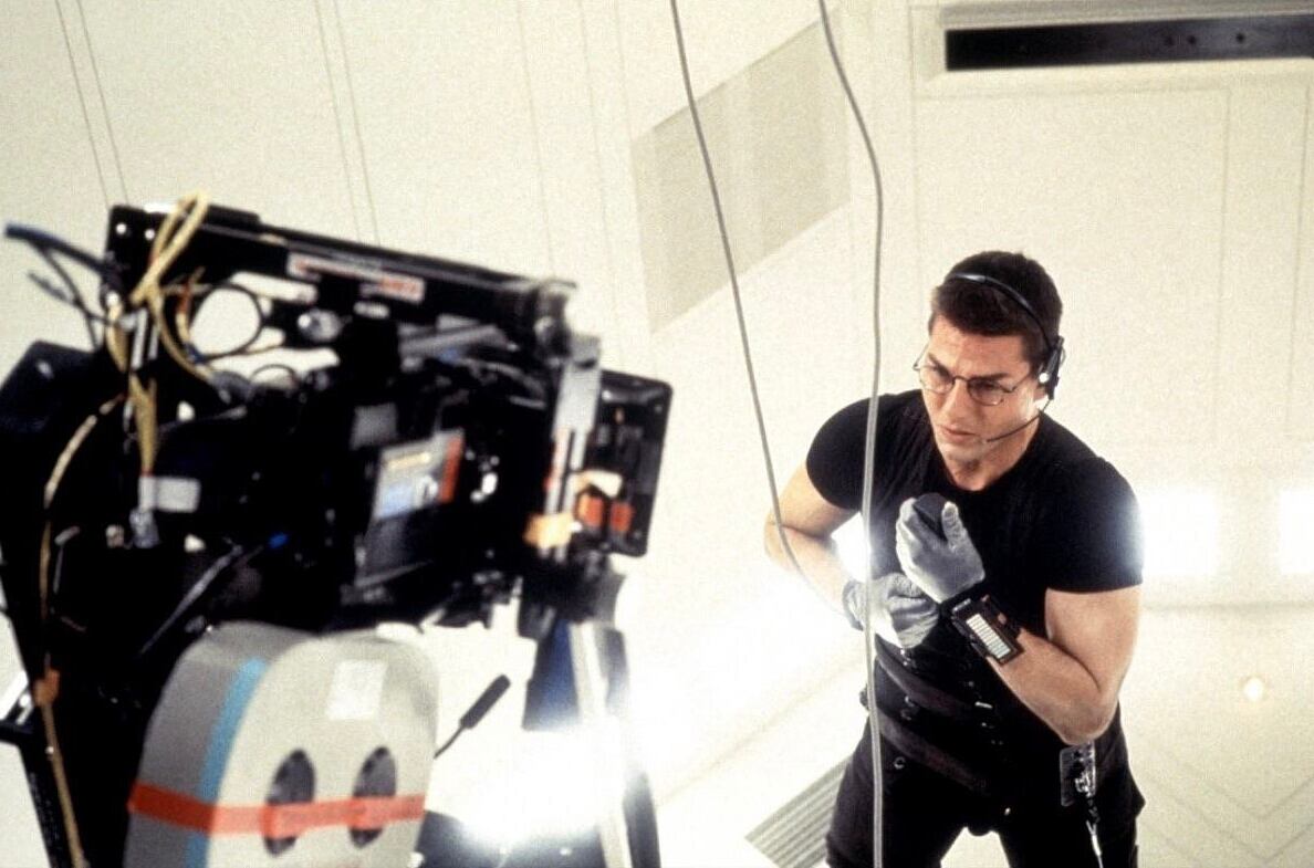 Tom Cruise durante el rodaje de "Misión: Imposible." (Foto: Paramount Pictures/ Everett Collection.)