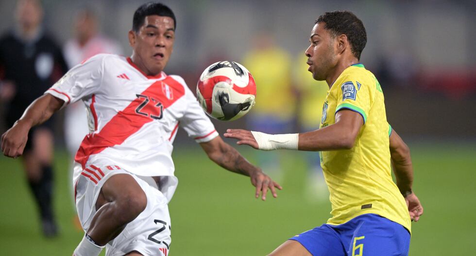 Perú pierde 1-0 ante Brasil  por la fecha 2 de las Eliminatorias rumbo al Mundial 2026.