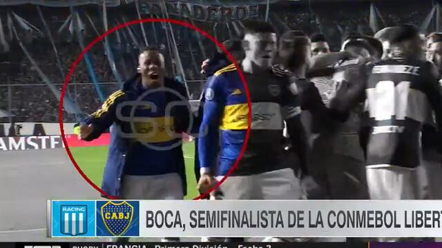 El provocador gesto de Advíncula a los hinchas de Racing tras clasificar con Boca en la Copa Libertadores | VIDEO VIRAL