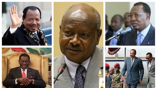 Yoweri Museveni y otros presidentes que llevan más de 20 años en el poder en África