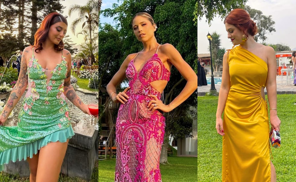 Verónica Alvarez y Mateo Garrido Lecca se casaron este 20 de abril en una divertida boda en las afueras de Lima. Diversas personalidades de la industria del entretenimiento limeño asistieron al evento luciendo coloridos vestidos en diversas siluetas, texturas y diseños. Estos fueron algunos de sus looks.
(Fotos: IG @mariecherrypop, IG @annacarina, IG @aliciaamercado)