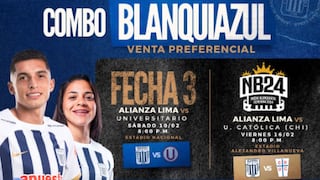 Alianza Lima saca a la venta ‘combo blanquiazul’ para el clásico y la Noche femenina 2024