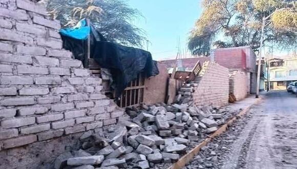 Sismo de 7 grados en Arequipa afectó viviendas y negocios en Caravelí. Foto: GEC