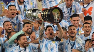 Copa América 2021: Argentina alza el título tras imponerse por 1-0 sobre Brasil en el estadio Maracaná