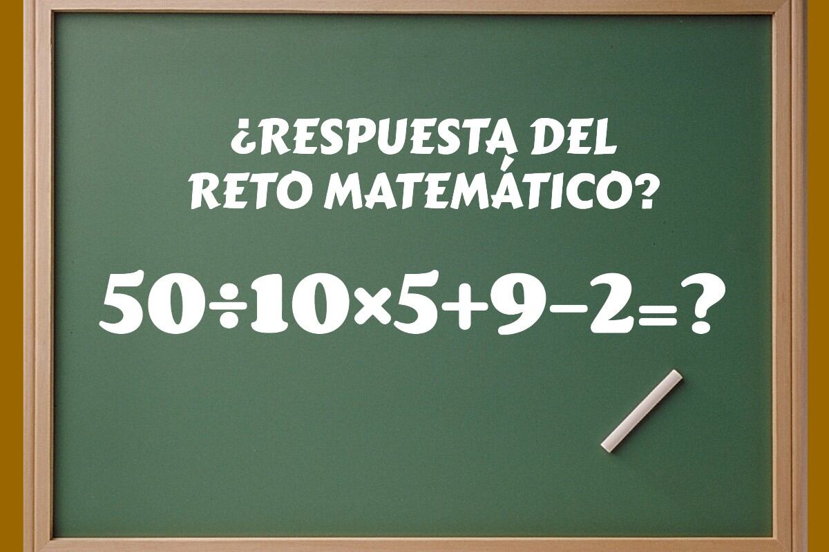 Este cuenta matemática parece sencilla, pero no todos lograron resolverla correctamente. (Imagen: Mag / Klipartz)