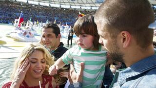 Shakira, Milan y Gerard Piqué acapararon miradas en la clausura