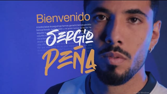 Mediante sus redes sociales, Alianza Lima hizo oficial la llegada de Sergio Peña, su tercer refuerzo para el Torneo Clausura.