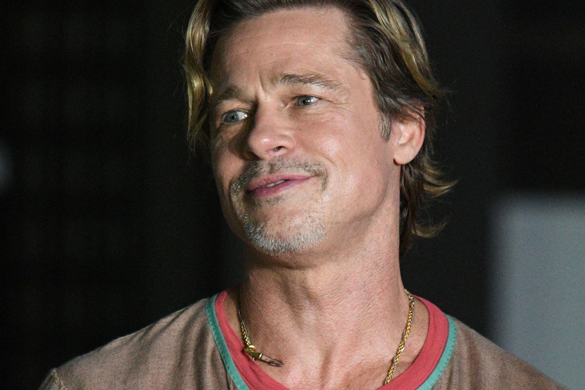 Brad Pitt participa en un acto promocional para su película "Bullet Train" en Tokio el 22 de agosto de 2022 (Foto: Richard A. Brooks / AFP)