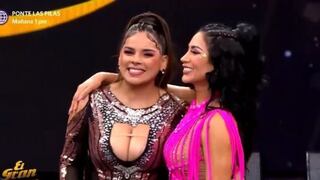 Giuliana Rengifo y Leysi Suárez terminaron abrazadas tras versus en “El Gran Show” | VIDEO