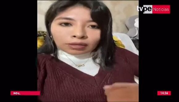 Betssy Chávez en redes sociales antes de su captura. (TV Perú)
