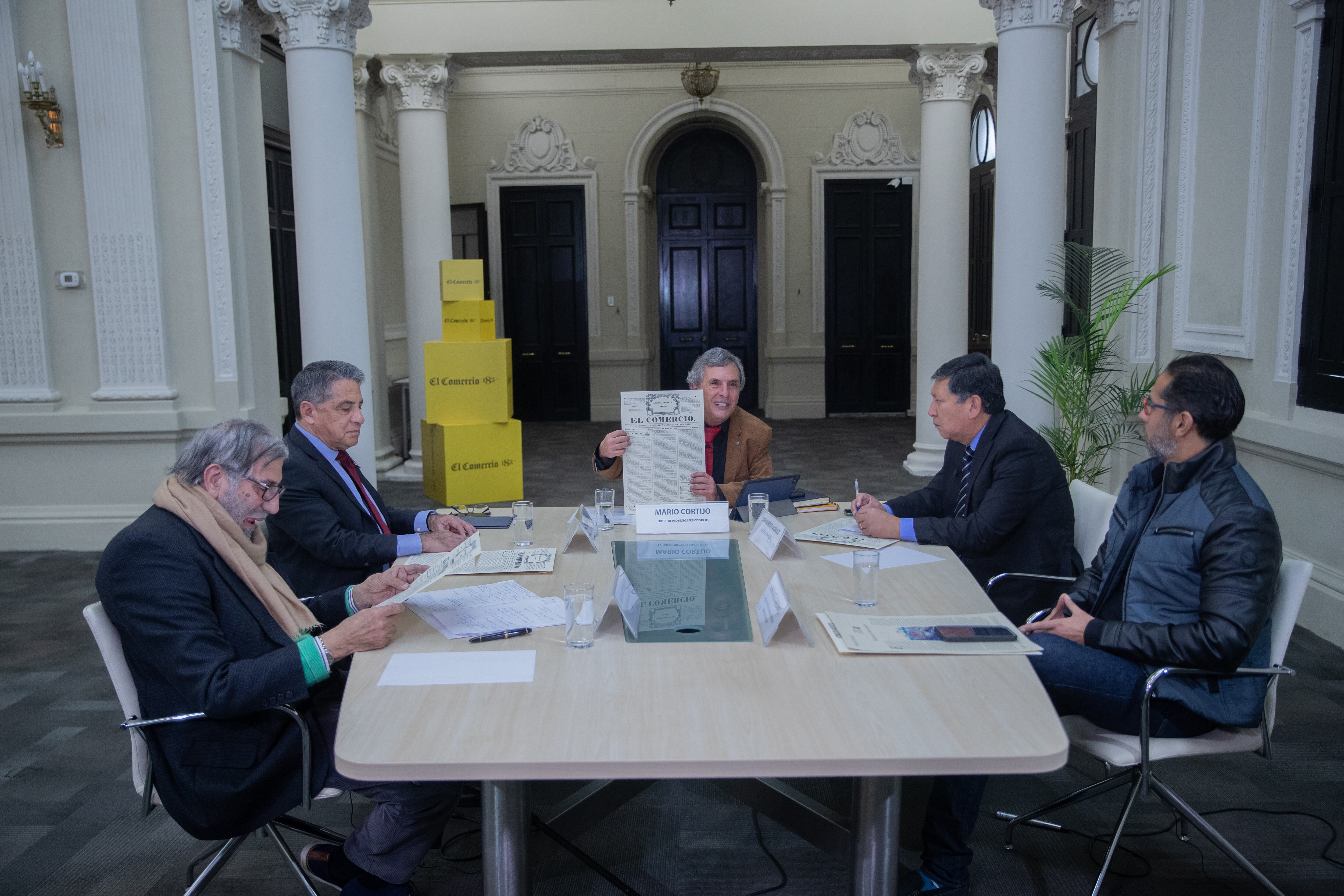 El programa Desde la cúpula de El Comercio organizó una mesa temática sobre el nuevo puerto de Chancay. (Foto: Hugo Pérez).