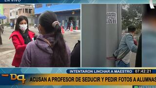 Chorrillos: padres retienen a profesor que citaba a sus alumnas de primaria para pedirles fotos