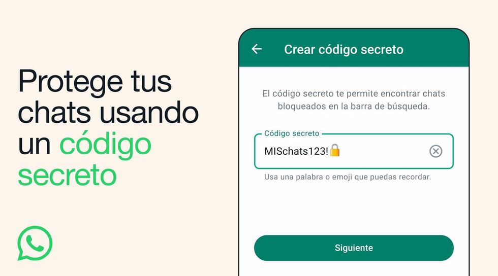 Esta opción podría permitir mantener en secreto algunas conversaciones.