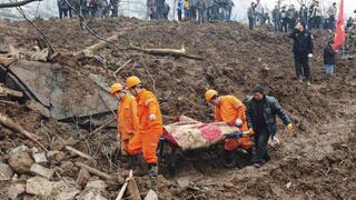 Al menos 39 muertos en una avalancha en el suroeste de China