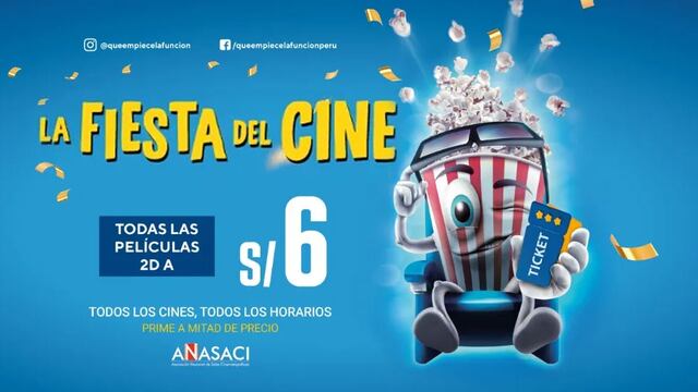 ¿Cuándo y dónde adquirir entradas al cine a solo 6 soles?