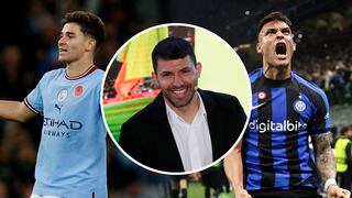 Kun Agüero: ¿qué dijo sobre el choque Julian Álvarez y Lautaro Martínez en la final de la Champions League?