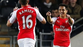 Arsenal: Alexis Sánchez y Aaron Ramsey anotaron en 3-1 al Hull