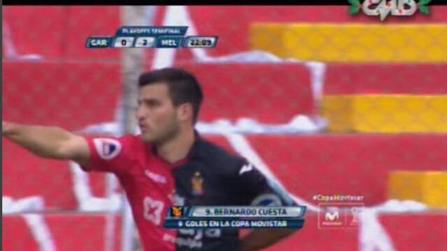 Melgar: golazo de Cuesta para el 2-0 tras error de Garcilaso