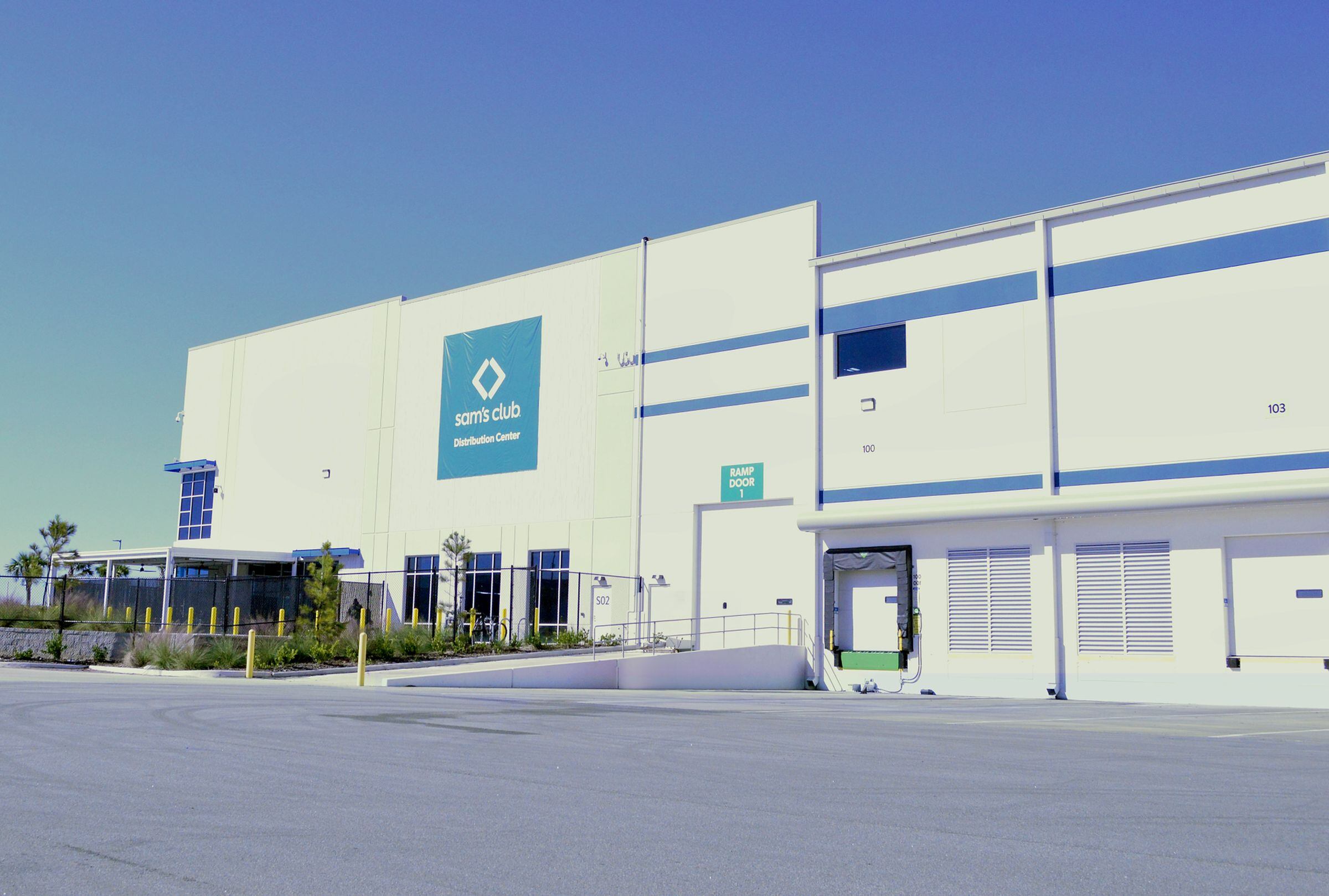 Centro de Distribución Regional de Sam’s Club – Jacksonville tiene una superficie d más de 1 millón de pies² (Foto: Walmart)