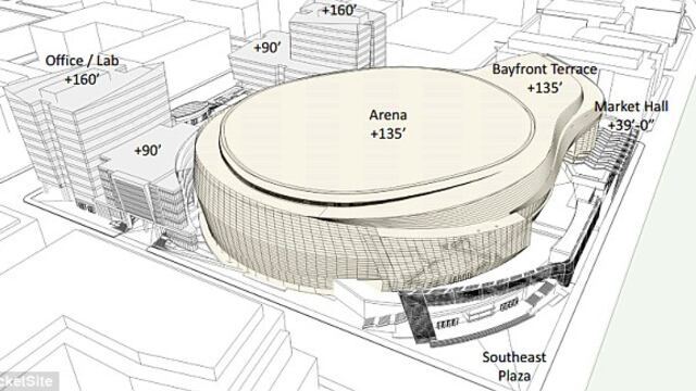 Critican nuevo estadio de la NBA por parecerse a 'un inodoro'