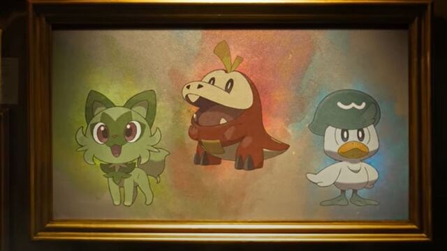 Pokémon presenta a Sprigatito, Fuecoco y Quaxly, los tres primeros compañeros de Escarlata y Púrpura