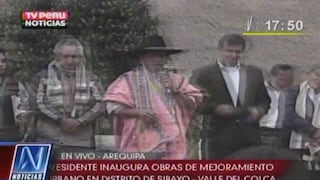 Presidente Humala regresó a Arequipa para clausurar Consejo de Ministros descentralizado