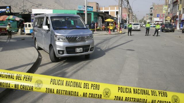 Asesinan a colectivero a balazos mientras esperaba pasajeros en Ñaña