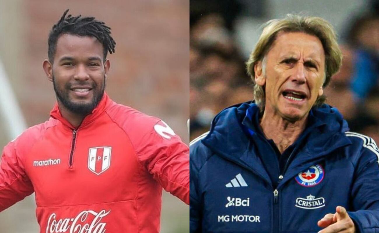 El curioso color de camiseta que utilizará Carlos Cáceda ante Chile y que no le gustará a Ricardo Gareca. (Foto: Composición GEC)
