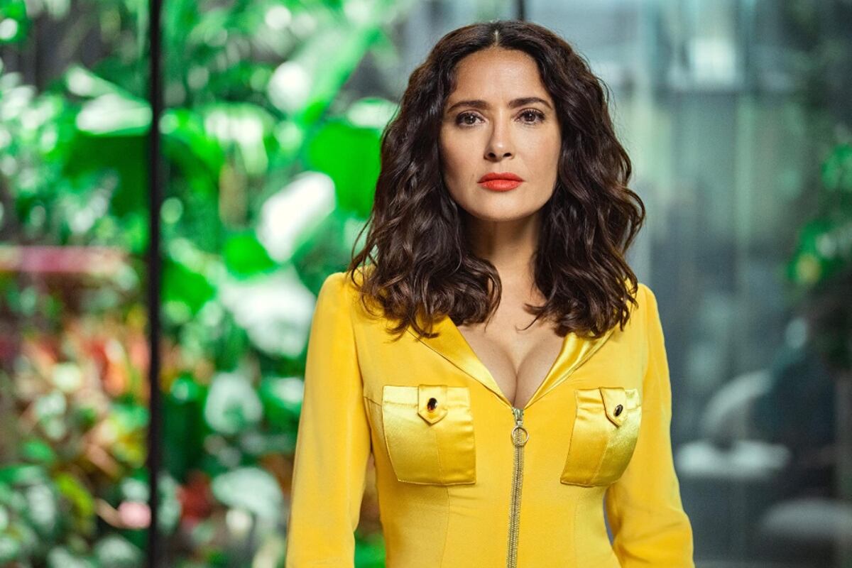 Salma Hayek en “Black Mirror 6”. (Foto: Netflix)