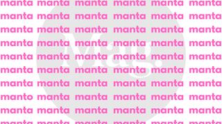 ¿Puedes encontrar la palabra ‘manto’ entre las ‘manta’ en solo 10 segundos?