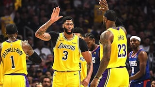 Los Ángeles Lakers vencieron 103-101 a los Clippers en el reinicio de la NBA, con LeBron James