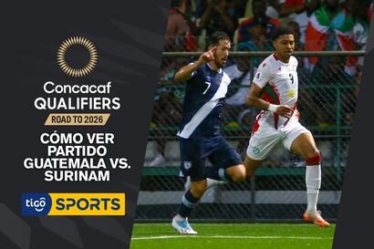 TiGo Sports transmitió el partido Guatemala 3-1 Surinam por Eliminatorias Concacaf (18/11/2025)