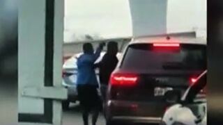 Surco: graban a sujetos intentando robar  a conductores en el trébol de Javier Prado
