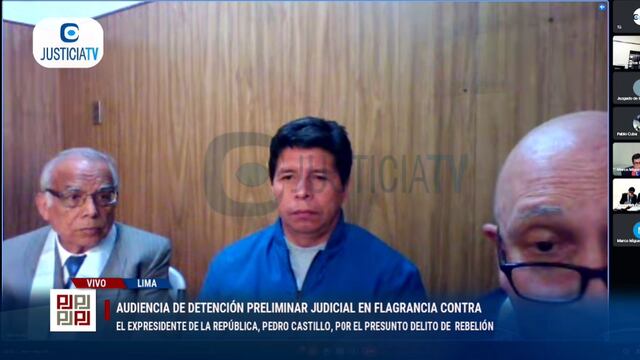 VIDEO | Pedro Castillo: PJ dicta siete días de detención preliminar hasta el 13 de diciembre