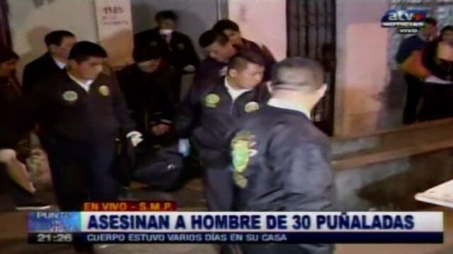 San Martín de Porres: hombre es asesinado de 30 puñaladas en su habitación