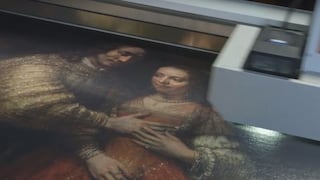 Crean una técnica para imprimir pinturas con textura y relieve