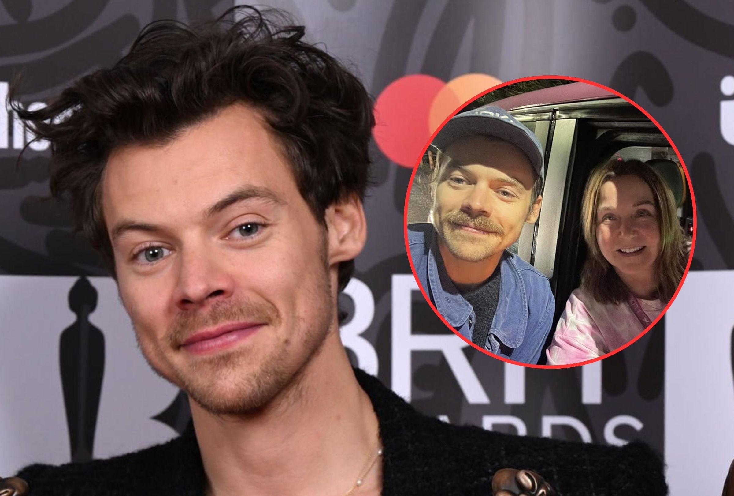 Harry Styles vivió una singular experiencia con una taxista en Londres. (Foto: Jeff Spicer / Getty Images y @pinklondontaxi / Instagram)